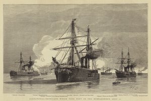 Alexandria, Ironclads, joka osallistui pommitukseen, 11. heinäkuuta